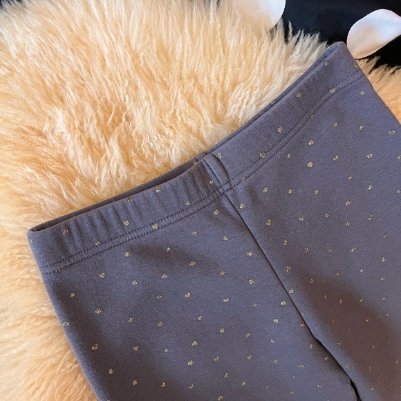 Set of 3! Carter’s cozy fleece leggings, black and icon print - Picture 7 of 8